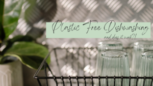 Read more about the article Plastic Free Dishwashing (Does it work? Product review!)